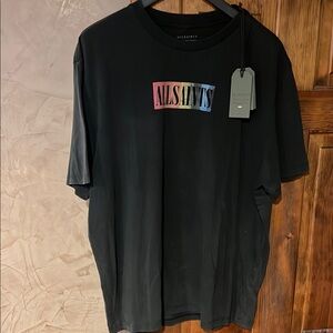 All Saints Black Men's T-Shirt